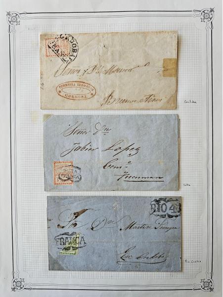 Stamp of Argentina » Argentine Confederation Confederation: 1858-60 Postal History accumulation
