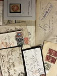 Stamp of Large Lots and Collections 1869-1960: WORLDWIDE estate lot of Albums and covers with a good proportion of censor mail