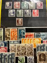 Stamp of Large Lots and Collections 1841-1970, lot of various areas including GB Queen Victoria used classic on pages up to the 10 shilling value and some Seahorses