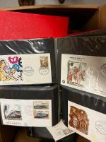 Stamp of France » Collections 1940-1990, dans des petits classeurs ensemble de plusieurs