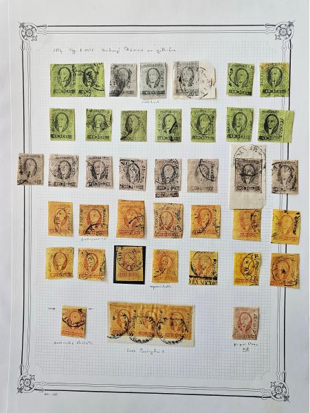 Stamp of Mexico » 1867 Gothic "Hidalgo" Issue 1867 Hidalgo gothic issues stamps covers