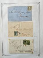 Stamp of Mexico » 1868 "Full Face" Hidalgo Issues 1868 Full Face Hidalgo Mexico district overprints postal history