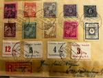 Stamp of Large Lots and Collections 1917/56: Accumulation of 38 entires and pieces, containing a good range of Netherlands, German Occupations in Romania...