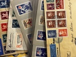 Stamp of Large Lots and Collections 1917/56: Accumulation of 38 entires and pieces, containing a good range of Netherlands, German Occupations in Romania...