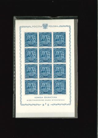 Stamp of Poland 1946, Education International Office Michel n° 445-447