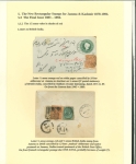 Stamp of Indian States » Jammu & Kashmir 1883-94  ½ Anna Red Shades on White Paper, with CoversAn