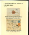 Stamp of Indian States » Jammu & Kashmir 1883-94  ½ Anna Red Shades on White Paper, with CoversAn