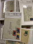 Stamp of France » Collections 1854-1955, bel ensemble de centaines de lettres et