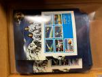 Stamp of Thematics » Space Somalia : 1970, first men on the moon souvenir sheet