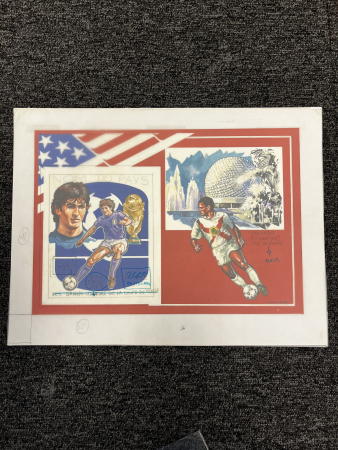 Stamp of Colonies françaises » Colonies Francaise Collections et Lots (Après Indépendance) Mali : 1994, Coupe du monde de football projet d'un