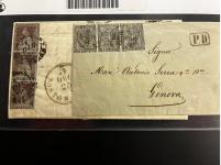 Stamp of Italian States » Collections and Lots 1804-1860, fine collection of hundreds of covers from