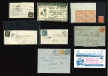 Stamp of France » Collections 1849-1955, joli petit lot composé de plusieurs bonnes