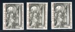 Stamp of Colonies françaises » Monaco 1971, YT n° 876A variété "Albert" Dürer trois timbres