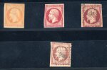 Stamp of France » Empire 1853-1862 1853, empire non dentelé 40c orange YT n° 16 neuf *,