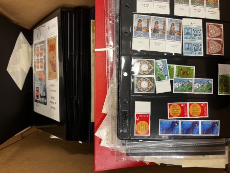 Stamp of Large Lots and Collections Europe : 1900-1980, in a big box thousands of mint
