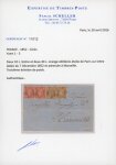 Stamp of France » Type Cérès de 1849-1850 1949, très bel affranchissement à 1fr composé de 2