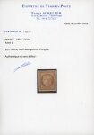 Stamp of France » Type Cérès de 1849-1850 1849 n°1 Cérès 10c bistre-jaune neuf** sans charnière