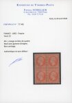 Stamp of France » Empire 1853-1862 1862, n°23 Napoléon 40c orange très belle nuance en