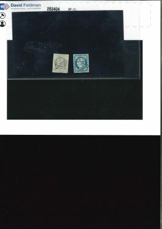 Stamp of France » Emission de Bordeaux 1870 1870, sur 4 pages, important lot de + de 180 timbres