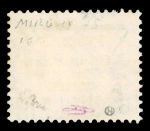 Stamp of Colonies françaises » Fezzan Timbre-taxe : 1943, 5f sur 1l orange YT n° 5 oblitéré,