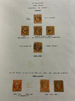 Stamp of France » Collections 1754-1900, sur plus de 130 pages, belle et riche collection