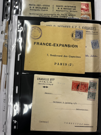 Stamp of Cyprus » Collections Cyprus KGV postal history