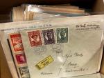 Stamp of Bosnia and Herzegovina 1883-1919, Accumulation of about 140 covers, cards and post. stat's + local issue of Mostar ovpts 1994 (57 philat. cards & covers)