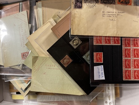 Stamp of France » Collections 1852-1949 France et Colonies Francaises incl. Monaco : Environ 150/200 lettres, cates postales, etc