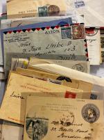 Stamp of Large Lots and Collections 1838-1959, SOUTH (LATIN-) AMERICA: Accumulation of +- 250covers, etc.+ proofs, classic values
