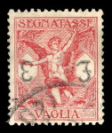 1924 Segnatasse Per Vaglia (MoneyOrder Stamp) 3L inverted numeral used