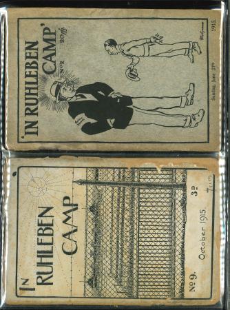 Stamp of Germany » Germany Collections and Large Lots 1915-18 Ruhleben Camp Post collection mounted for display