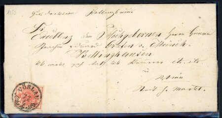 Stamp of Austria » Lower Austria (Niederösterreich) Niederösterreich, 1850 Ausg. 3Kr Brf. VÖSLAU