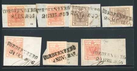 Stamp of Austria » Styria (Steiermark) Austria Österreich Steiermark VORDENBERG 1851-1858