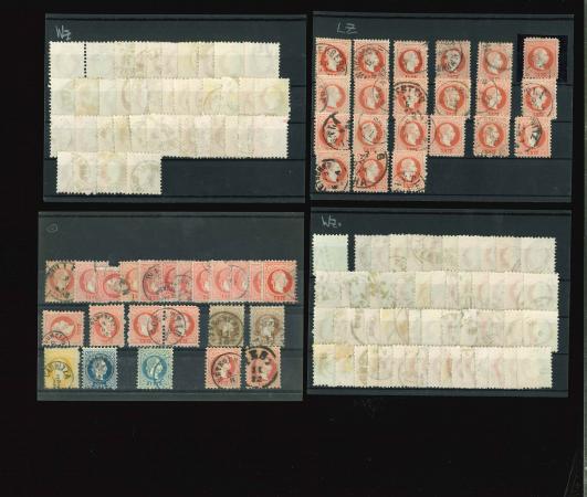 Stamp of Austria » 1867 Issue Österreich, 1867, Lot Zhng., Wasserz., Stpl.