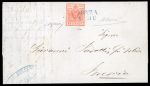 Stamp of Austria » Lombardy Venetia 1850, lombardei venetien lombardy venetia österreich ersttag mit blauen monza, 