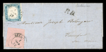 Stamp of Italian States » Sardinia Sardinia 1853–1855 exceptional mixed issues franking