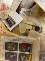 Stamp of Large Lots and Collections 1850-1960, accumulation of thousands mint and used