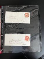 Stamp of Austria » Lombardy Venetia 1850-1862, in a stockbook collection of hundred covers