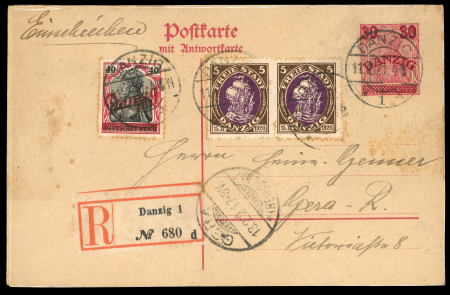Stamp of Germany » German WWI Occupation Issues 1916-1921, in a big stockbook very interesting collection