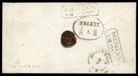 precursor postal history for the postal overland route through Iraq and Syria