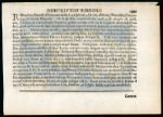 c.1600 Miniature Map of Cyprus  MÜNSTER, Sebastian (1488–1552) from the Latin edition of Cosmographia Universalis