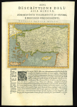 1598 Old Map Natolia – Magini: Beautiful reproduction of Giovanni Antonio Magini's 1598 map of Anatolia, showcasing the region including Cyprus