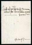 1522 Venetian Mail – Cyprus to Venice  An exceptionally rare 1522 entire letter sent from Cyprus to Venice during the Venetian period. A remarkable example of early postal history, offered in very fine condition.
