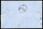 1871 Folded Lettersheet – Larnaca to Trieste  Folded lettersheet sent from Larnaca to Trieste, franked with Austrian Levant 1867 15 soldi brown, tied by a clear LARNACA DI CIPRO / 6.6 circular datestamp. Reverse with arr