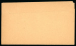 1897 One Piastre brown newspaper wrapper to Boston, U.S.A., the indicium cancelled by a crisp LARNACA B/MR.19.97/CYPRUS squared-circle datestamp. Additionally struck with the unusual linear "CYPRUS POST OFFICE" handstamp