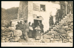 1912–15 ½pi green and carmine, tied by the rare R.P.O. "D" Railway Post Office datestamp on real photo postcard. A very fine and exceptionally rare Railway Post Office usage.