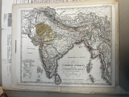 Stamp of India Collection of antique maps of India and some of various States (late 19th/early 20th Centrury)