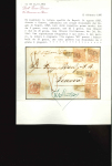 Stamp of Italian States » Naples 1858 (Aug 24) cover sent by sea from Naples to Genoa,