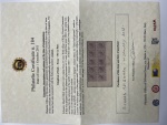Stamp of Italy » Regno d'Italia Proofs 1864 15c change of colour imperf proof block in violel