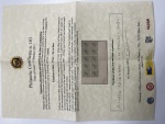 Stamp of Italy » Regno d'Italia Proofs 1864 15c change of colour imperf proof block in green
